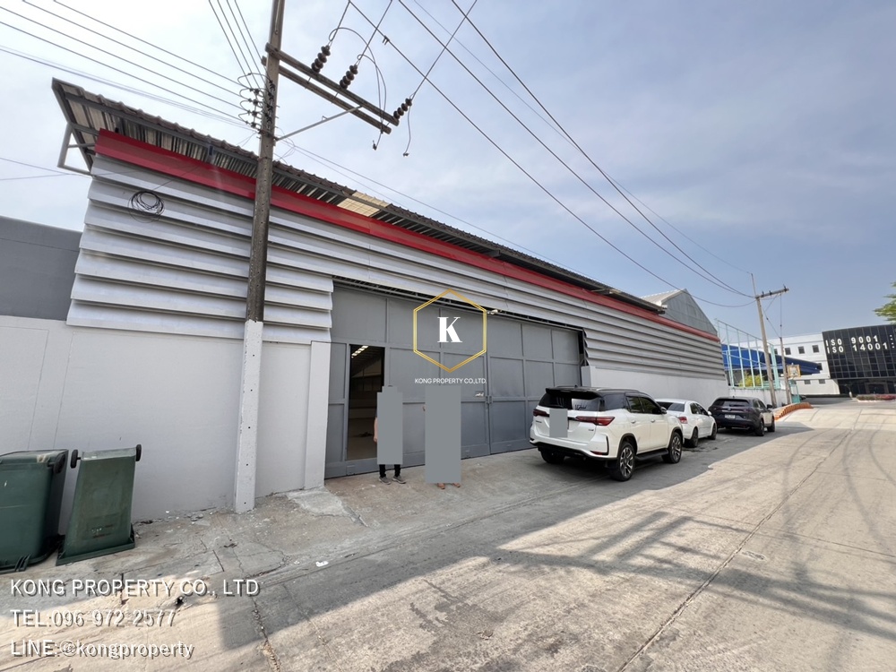 For RentWarehouseMahachai Samut Sakhon : Factory for rent, purple area, Phutthamonthon Sai 4, Om Noi, Krathum Baen, Samut Sakhon