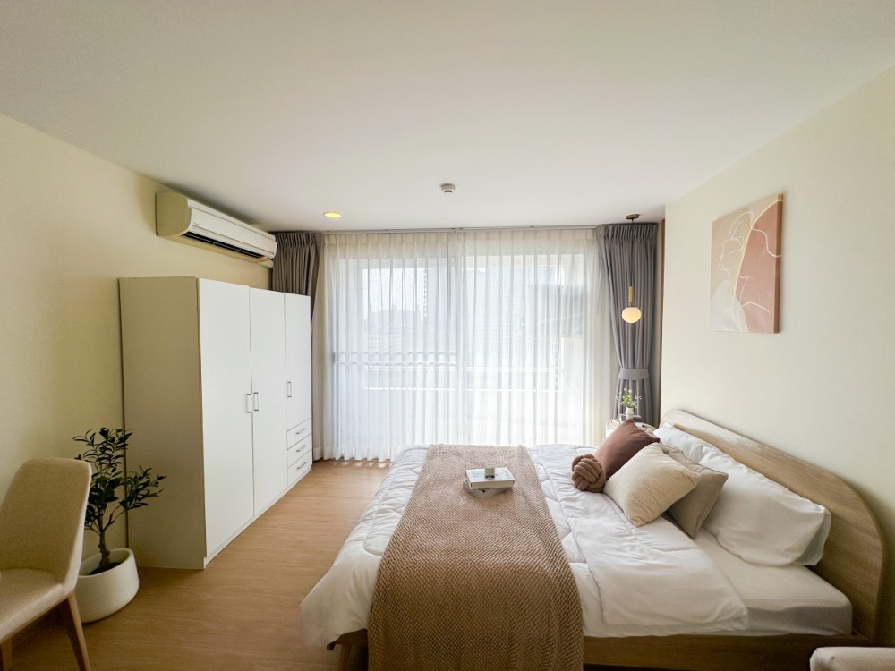 For SaleCondoRatchadapisek, Huaikwang, Suttisan : Ratchada Orchid, fully furnished, convenient travel, easy to find food_Do593