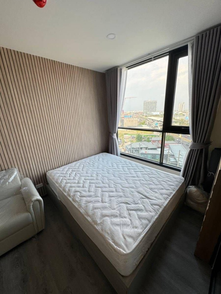 For RentCondoSamut Prakan,Samrong : 🌷FOR RENT>> The Origin Sukhumvit - Sailuat E22 Station>> New room, 11th floor, BTS view, fully furnished with electrical appliances #LV-MO1215