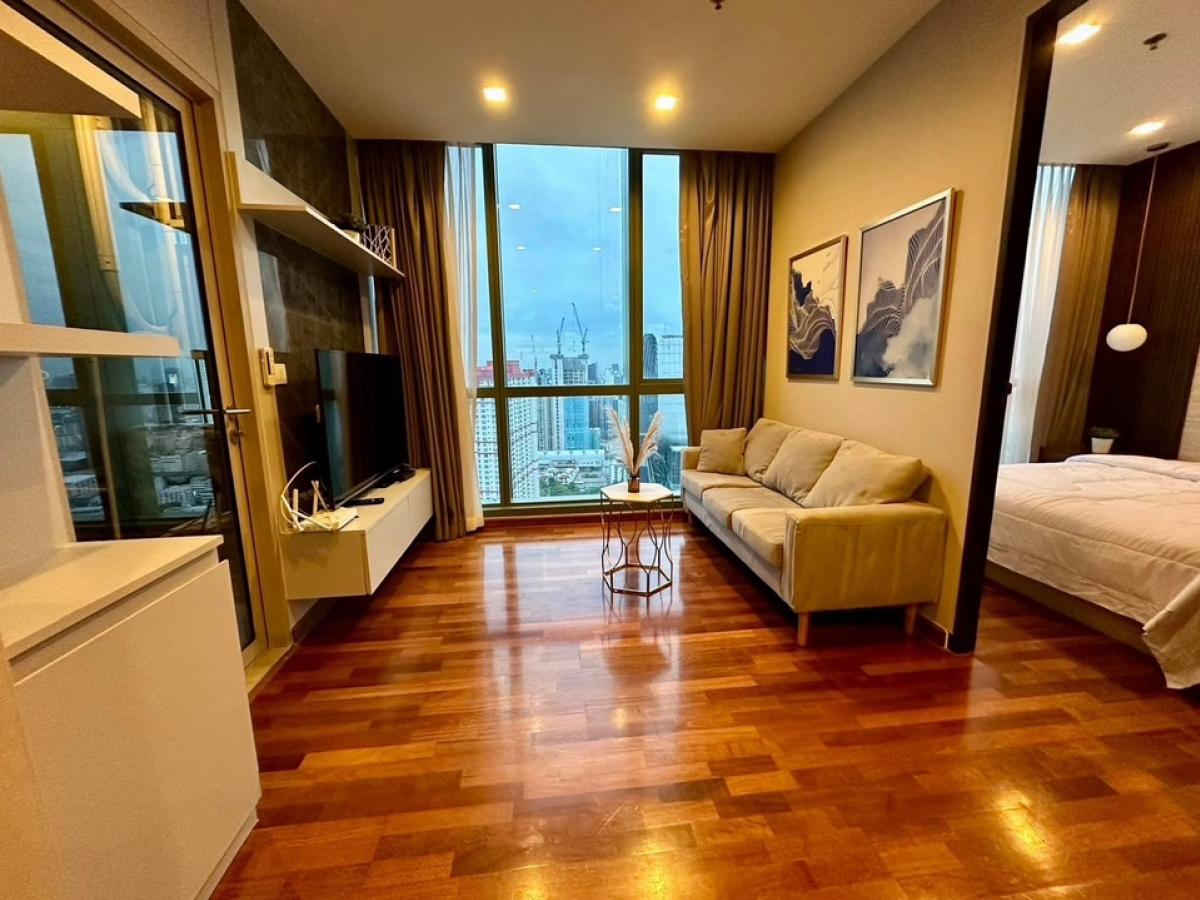 ให้เช่าคอนโดราชเทวี พญาไท : For rent, Wish Signature Midtown Siam ✨ Nice room, high floor, pool view