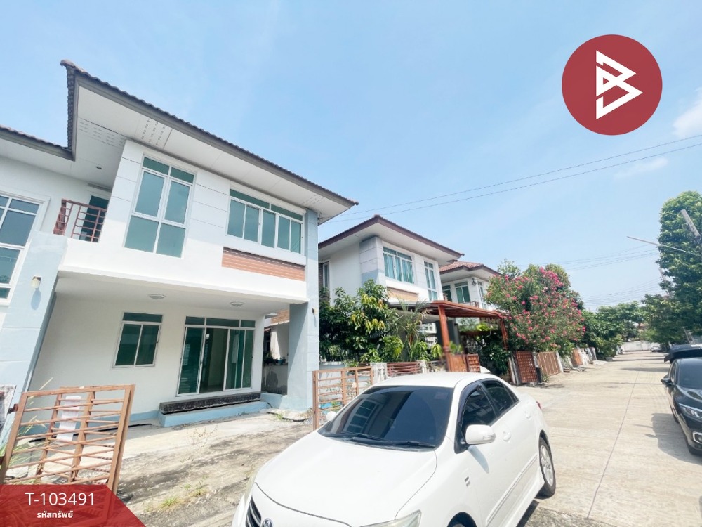 For SaleHouseSamut Prakan,Samrong : Single house for sale, Kittinakorn Village, Green Ville, Bang Phli, Samut Prakan