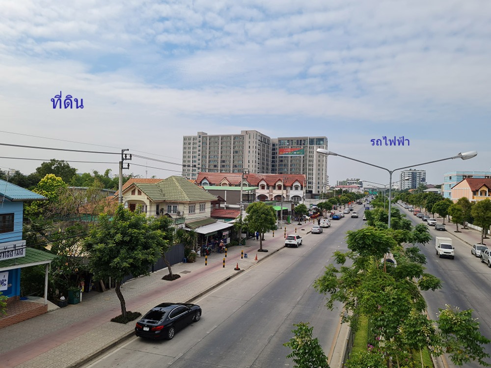 For SaleLandVipawadee, Don Mueang, Lak Si : Land on a main road near skytrain