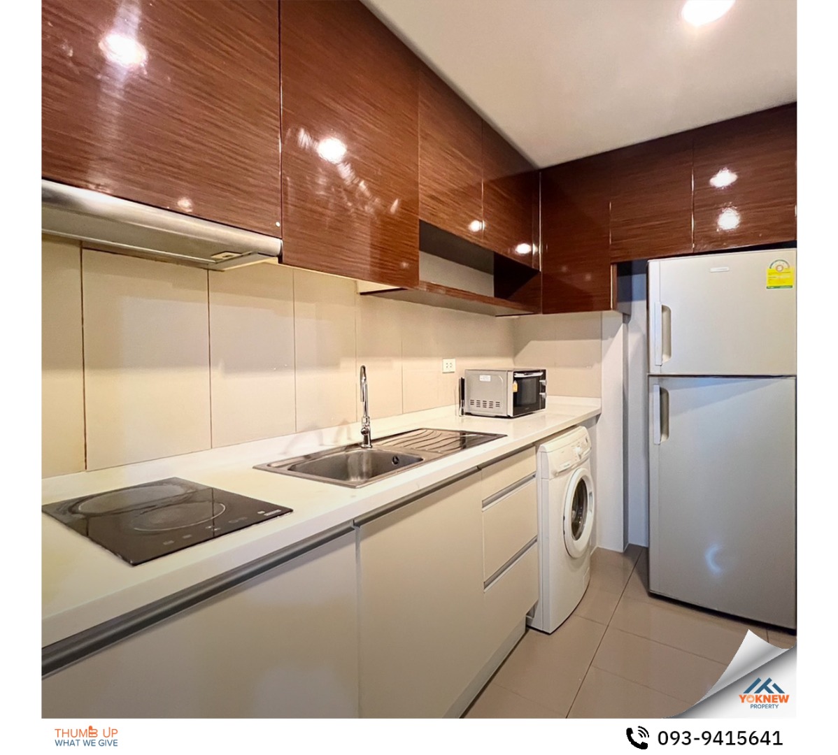 For RentCondoRatchathewi,Phayathai : The Address Pathumwan 🏡 Low Rise condo, 2 bedrooms, 2 bathrooms, large area, closed kitchen, large bedroom with bathtub, beautiful and ready to move in! 🌟