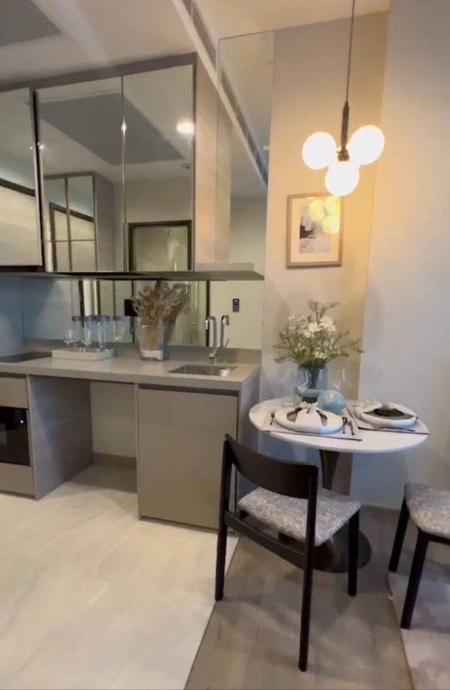 For RentCondoLadprao, Central Ladprao : Condo for rent: The Crest Park Lat Phrao, 1 bedroom, beautiful room, fully furnished