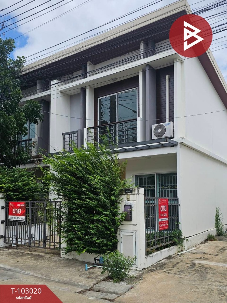 For SaleHousePhutthamonthon, Salaya : Townhouse for sale, Pruksa Town Next Village, Pinklao-Phutthamonthon Sai 4, Nakhon Pathom