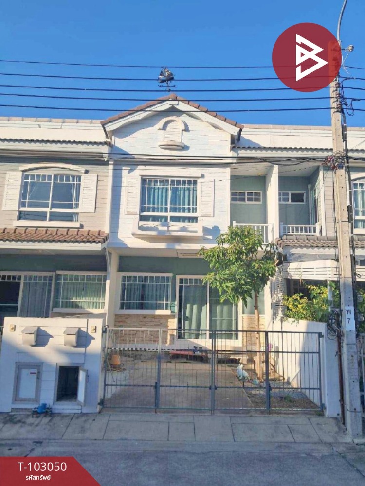 For SaleHouseSamut Prakan,Samrong : Townhouse for sale, Villaggio Bangna Village, Bang Bo, Samut Prakan