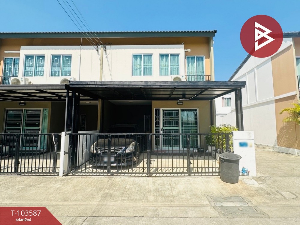 For SaleTownhouseLadkrabang, Suwannaphum Airport : Townhouse for sale, Pruksa Village, Lat Krabang-Chalong Krung, Nong Chok, Bangkok