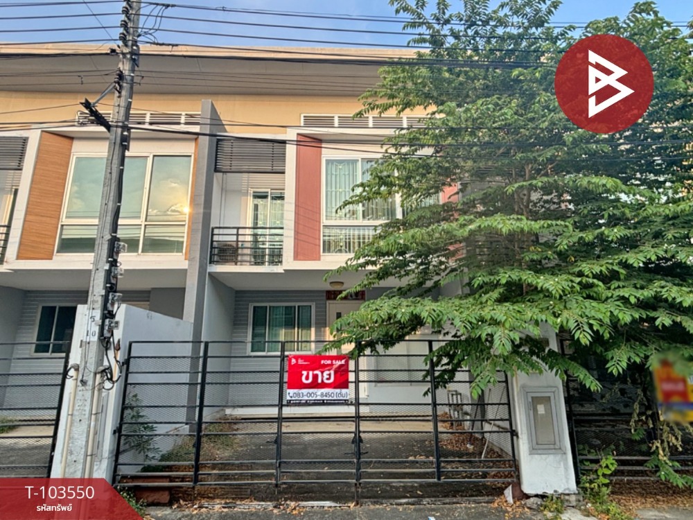 For SaleTownhouseRathburana, Suksawat : Townhouse for sale, Nova Art Village, Prachautit 131 (Nova Art Prachautit), Thung Khru, Bangkok