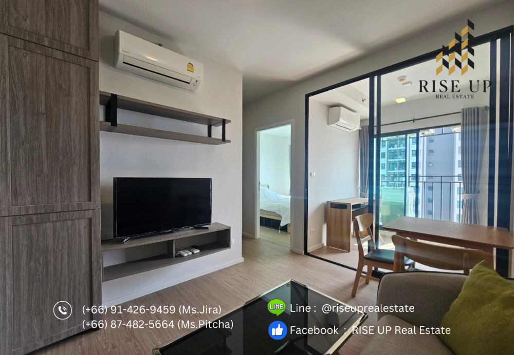 For RentCondoSamut Prakan,Samrong : Condo for rent 📣 Kensington Sukhumvit - Thepharak，1 Bed Plus , 1 Bath , 32 Sq. m. , 10,000 Baht/Month🔥🔥