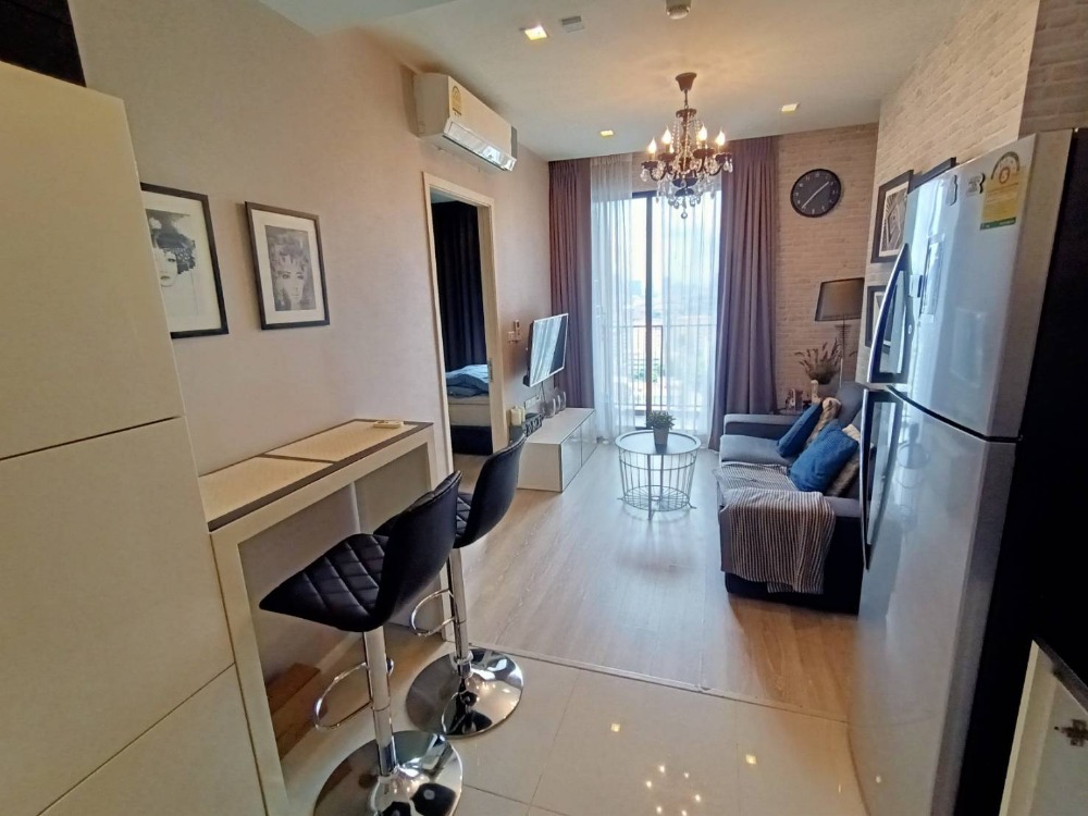 For RentCondoRatchadapisek, Huaikwang, Suttisan : Urgently for rent, Condo Quinn, 35 sq m, beautiful room, high floor