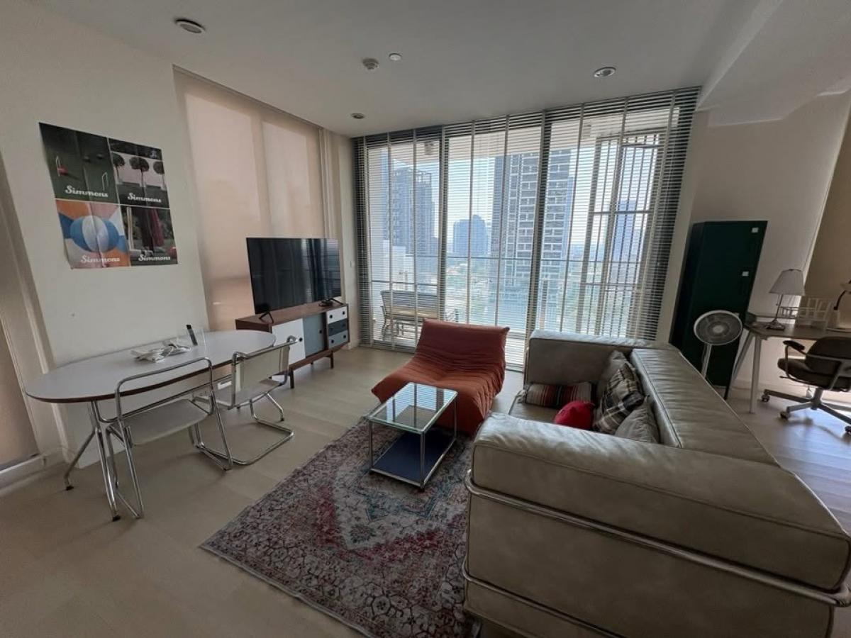 For RentCondoSukhumvit, Asoke, Thonglor : 📢👇Corner unit at Aequa Residence Sukhumvit 49, unblocked view, near Park Lane Ekkamai, Bangkok Prep International School, Ekkamai International School