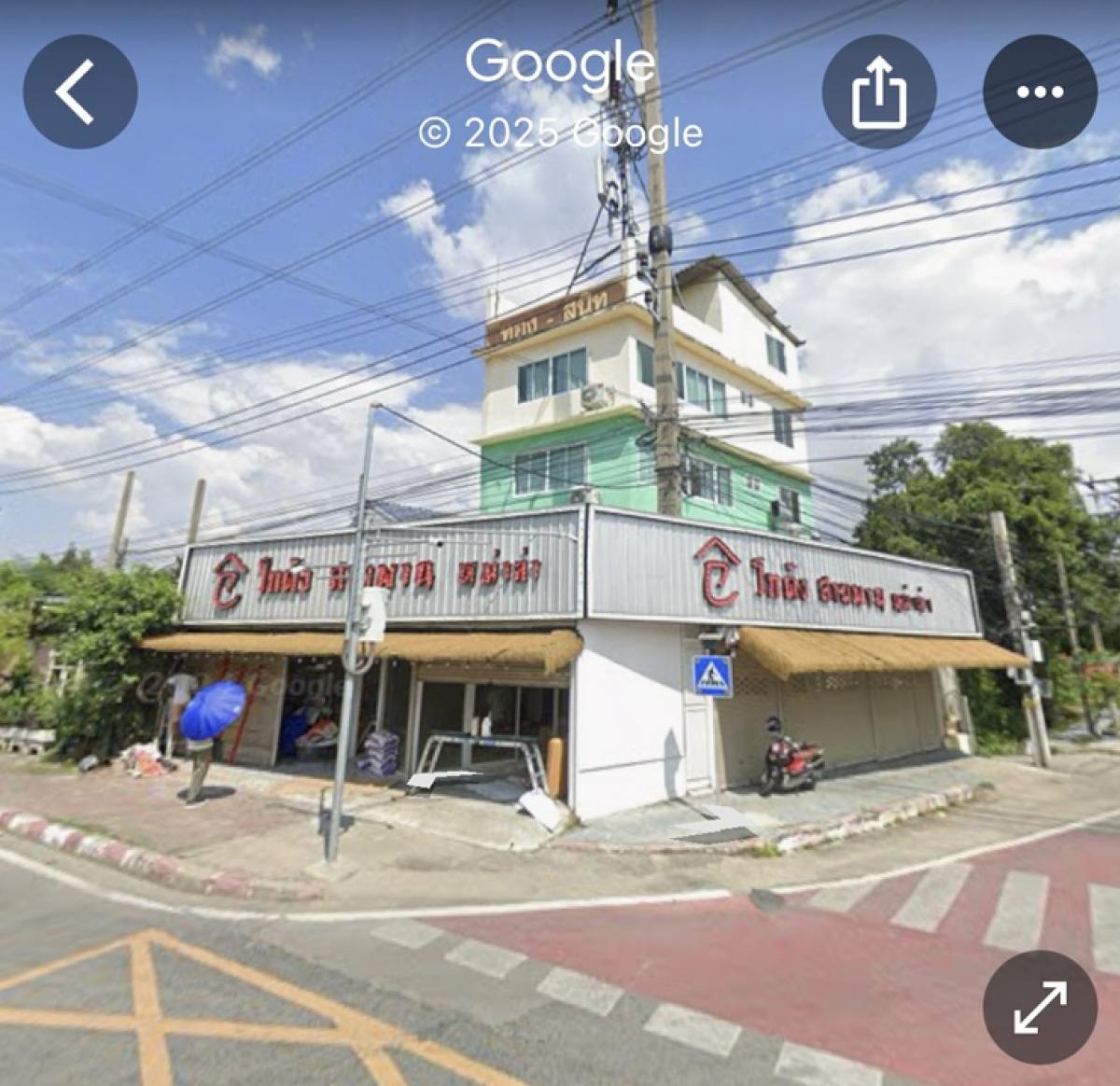 For SaleShophouseNonthaburi, Bang Yai, Bangbuathong : 4-storey commercial building, corner of Nonthaburi Bypass Road, Rewadi Road