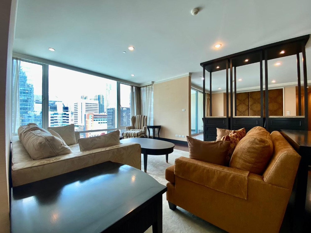 For RentCondoWitthayu, Chidlom, Langsuan, Ploenchit : Luxury condo for rent near BTS Chidlom🔥The Park Chidlom (4 bedrooms, 4 bathrooms, 305 sq m.) **200,000 baht/month**