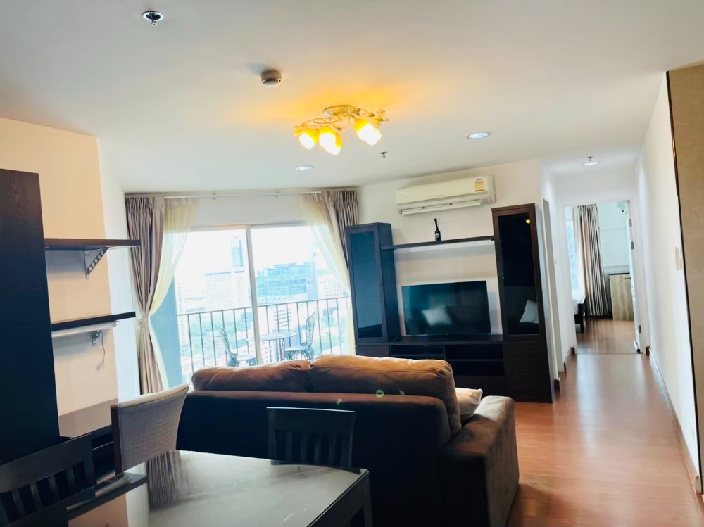 ให้เช่าคอนโดพระราม 9 เพชรบุรีตัดใหม่ RCA : 1 Bed 1Bath 25K Belle Grand Rama9 Nice Decorations with nice view Ready to move in