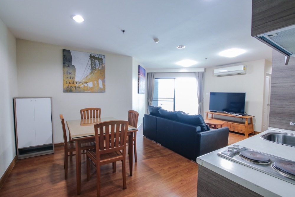 ให้เช่าคอนโดพระราม 9 เพชรบุรีตัดใหม่ RCA : 1 Bed 1Bath 28K Belle Grand Rama9 Nice Decorations with nice view Ready to move in