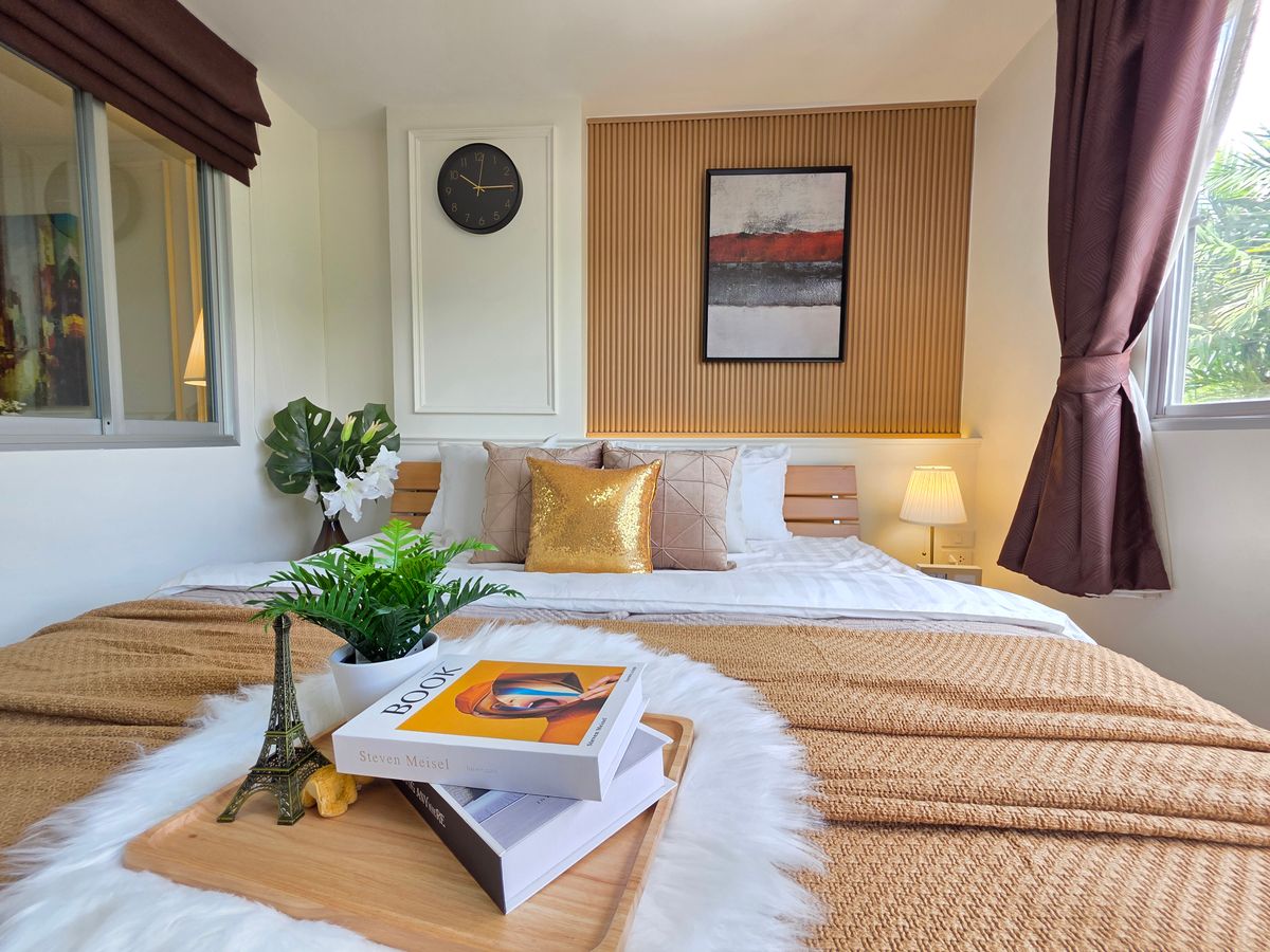 For SaleCondoLadprao101, Happy Land, The Mall Bang Kapi : SF094 Urgent sale Lumpini Center Nawamin Beautiful room, good location, cheap price..must hurry