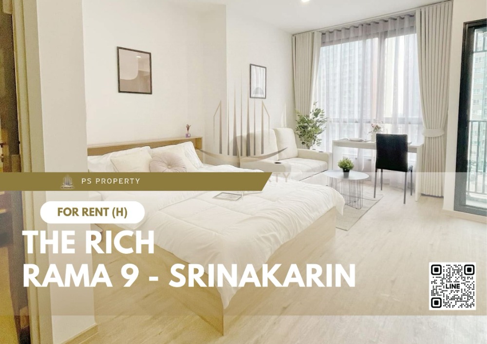 For RentCondoPattanakan, Srinakarin : For rent 📍 The Rich Rama 9 - Srinakarin 📍Fully furnished and electrical appliances. Near Samitivej Hospital