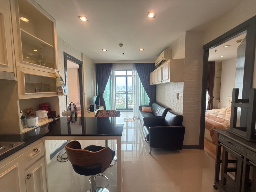 For RentCondoOnnut, Udomsuk : ✨ 2-Bedroom Condo Near BTS, Stunning Built-In Design – Only 26,000 THB/Month 🌟 (Managed by Project Agent)