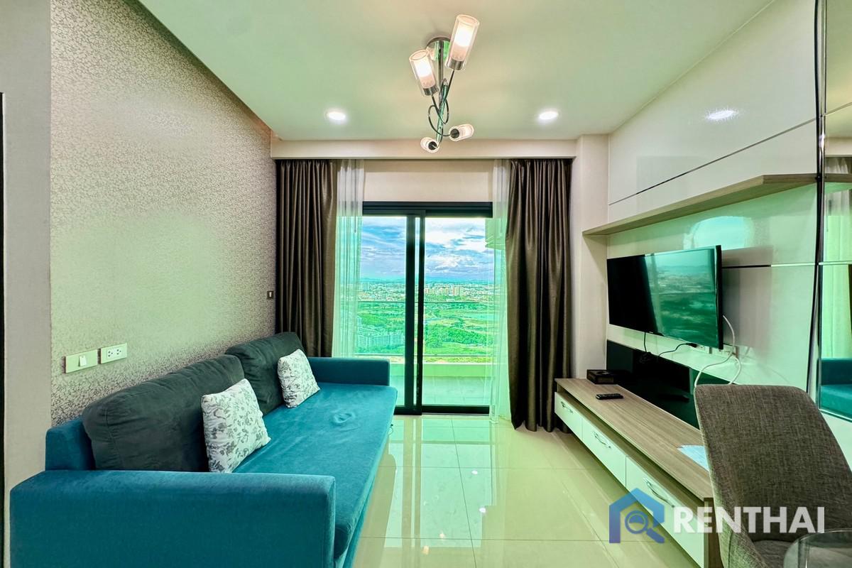 For RentCondoPattaya, Bangsaen, Chonburi : Dusit Grand view near Jomtien beach  for rent 13,000 baht/month