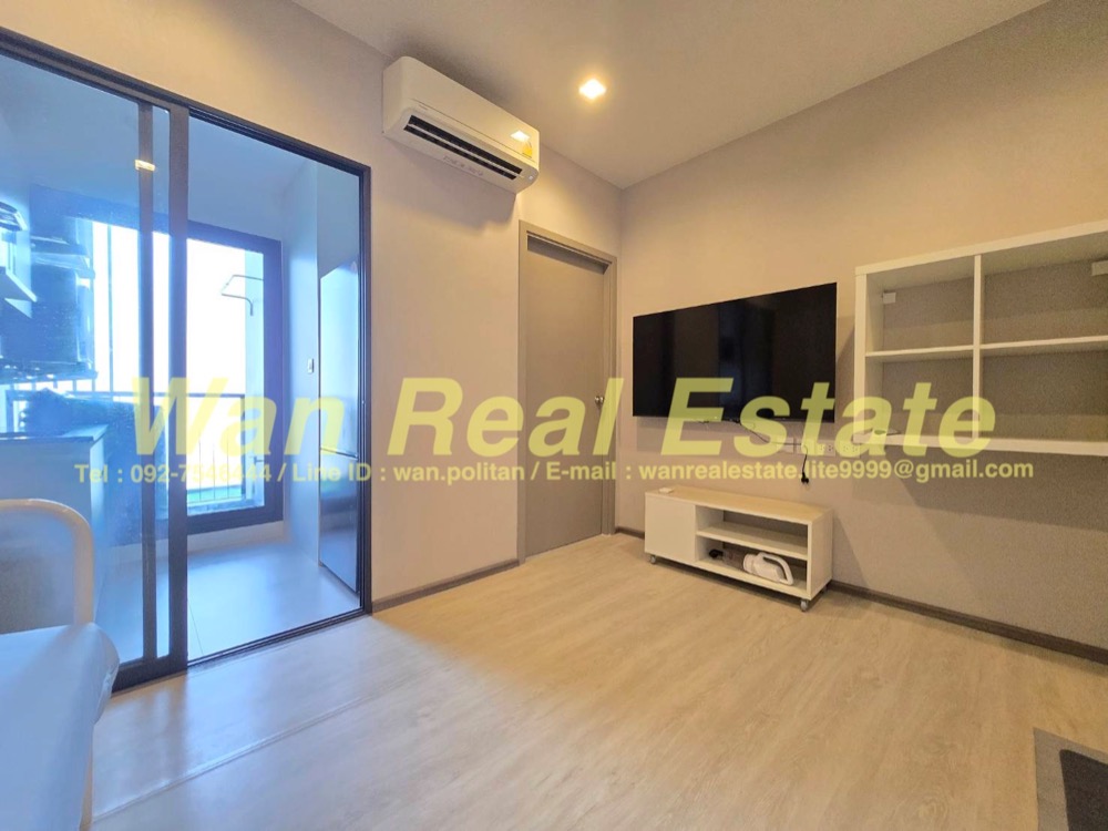 For RentCondoRattanathibet, Sanambinna : For rent Politan Aqua, 54th floor, size 30 sq m., river view, fully furnished, ready to move in, new room, never rented before