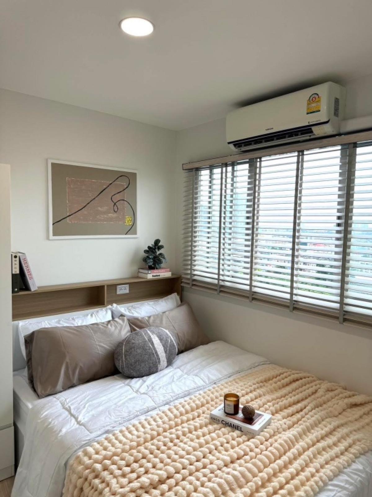 For SaleCondoNawamin, Ramindra : 🚝Condo for sale, next to BTS Khubon Station, beautifully decorated room, good location, convenient transportation by both BTS and car, Lumpini Town Condo, Ram Intra, Nawamin