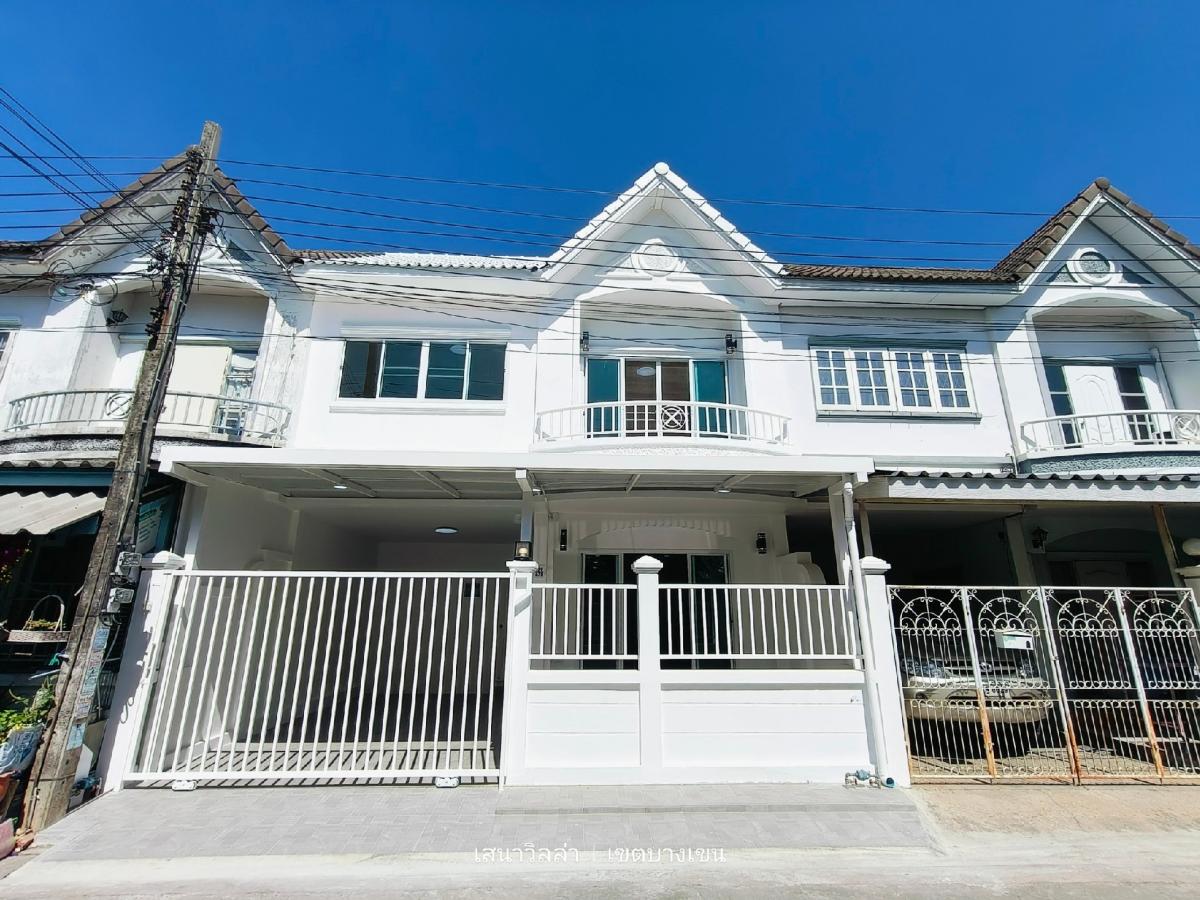 For SaleTownhouseNawamin, Ramindra : House near Fashion Island shopping mall, Bang Pa-in expressway, Chatuchak expressway, Ram Intra Townhouse, near Khubon BTS station, near Sinphaet Hospital, near Intrarat Hospital 👉 Khubon Road, Soi 27, Intersection 60 ✅ Price 2,890,000 baht, free transfer