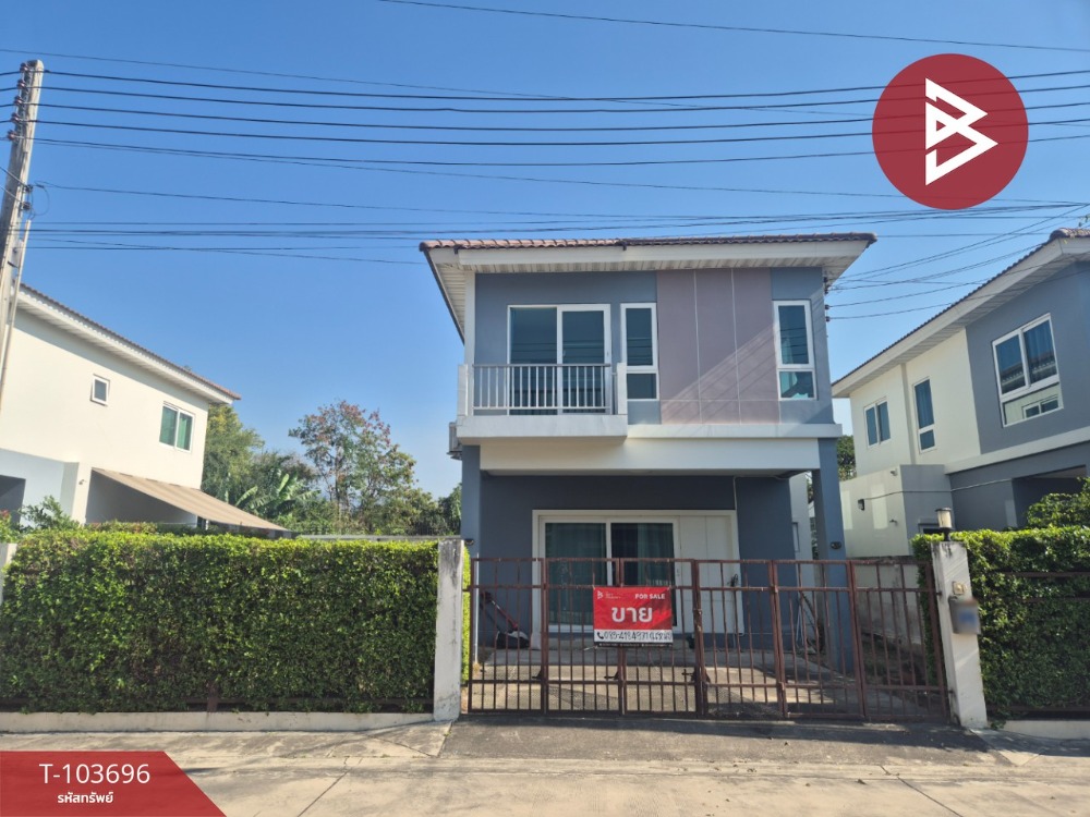 For SaleHousePattaya, Bangsaen, Chonburi : For sale: semi-detached house, Supalai Ville Chonburi Village (Supalai Ville Chonburi), ready to move in