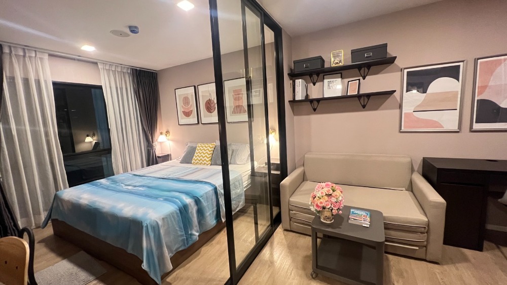 For RentCondoPathum Thani,Rangsit, Thammasat : Kave town shift Condo near Bangkok University, beautiful room, fully furnished 👉Spacious room 30 sq m. Ready to move in 👉Interested in renting, call 065-7829469