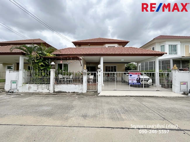 For SaleHousePathum Thani,Rangsit, Thammasat : Single house, Chuenchuen Greenbound (Bangkok-Pathum Thani), 56.2 sq m, located in the golf course, Flora Ville Golf and Country Club, Bang Khu Wat, Pathum Thani