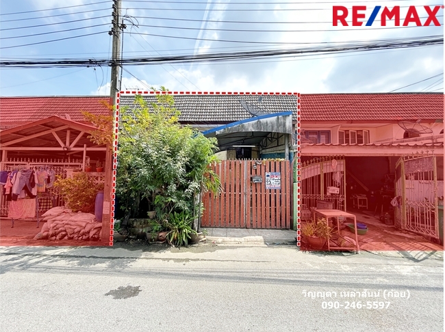 For SaleTownhouseVipawadee, Don Mueang, Lak Si : Townhouse for sale, 2 floors, Siri Suk Village, area 25 sq m., Soi Chang Akut Uthit 27, Intersection 4, Don Mueang