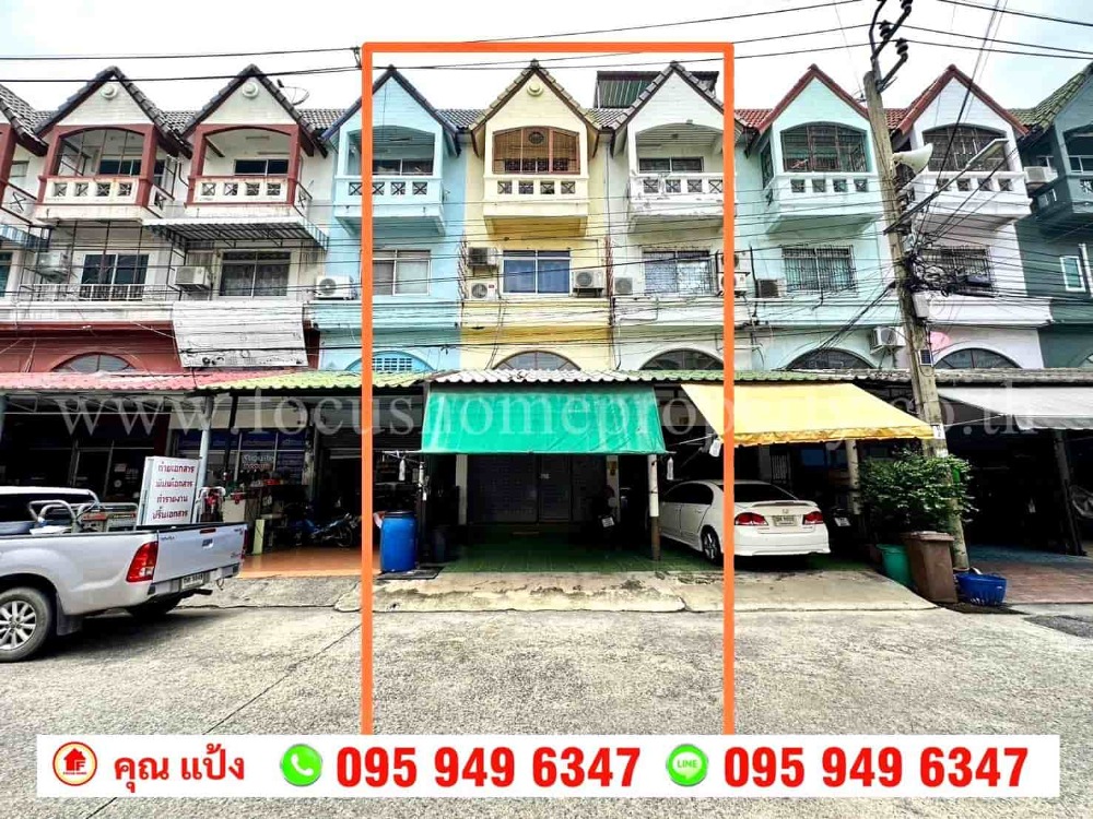 For SaleShophouseRattanathibet, Sanambinna : For sale: 4 and a half storey shophouse in front of Anurat Prasit School, Sanambinnam