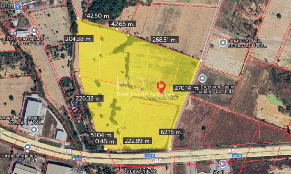 For SaleLandSriracha Laem Chabang Ban Bueng : Land opposite WHA1 Purple Zone Sriracha Chonburi / (SALE) NEWC370