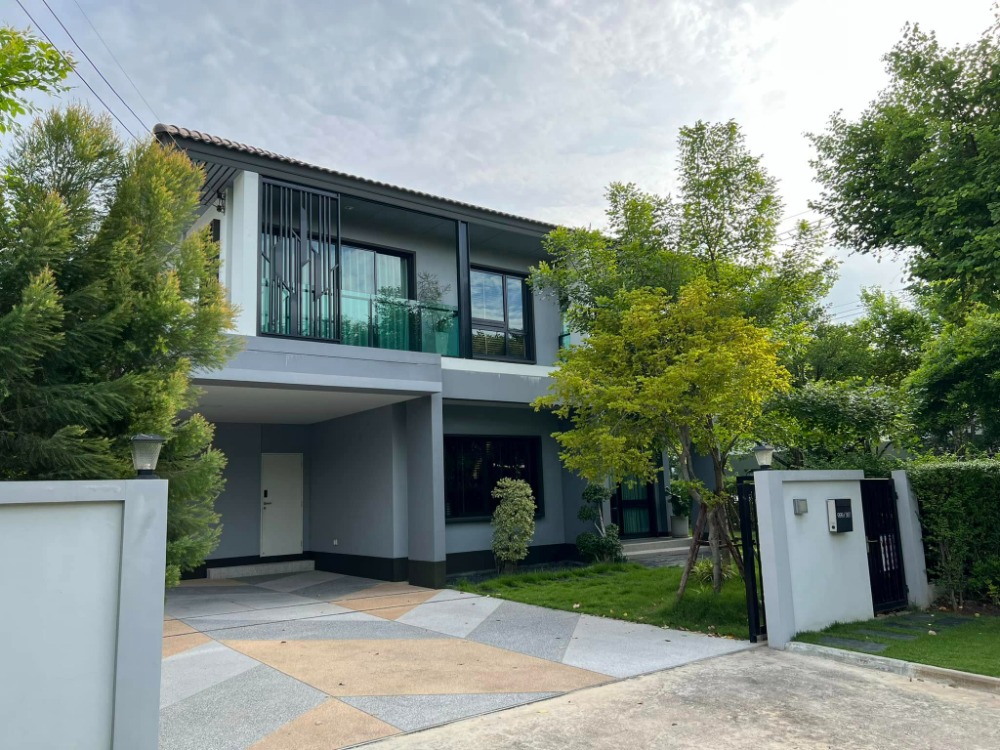 For RentHouseBangna, Bearing, Lasalle : RL-006 For rent, single house, Burasiri Wongwaen-Onnut (Burasiri Wongwaen-Onnut), size 106 sq m., luxuriously decorated house, ready to move in