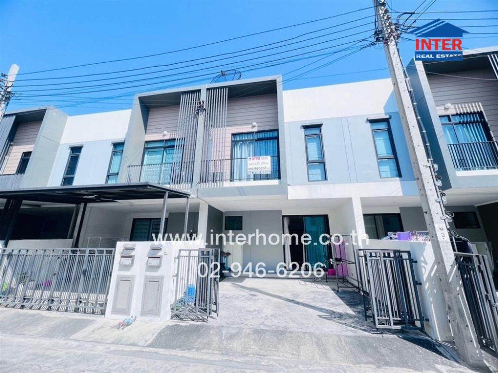 For SaleTownhouseVipawadee, Don Mueang, Lak Si : 2-storey townhouse, 17.9 sq m, Happy Ville Village, Don Mueang, Thet Ratchan Road, Don Mueang Tollway Road, Don Mueang District, Bangkok