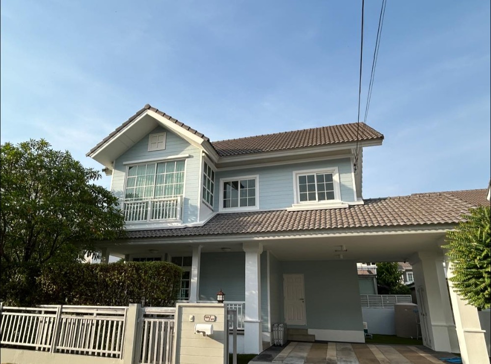 For RentHouseNawamin, Ramindra : For rent: Single house, Burasiri Panyaindra, European style house