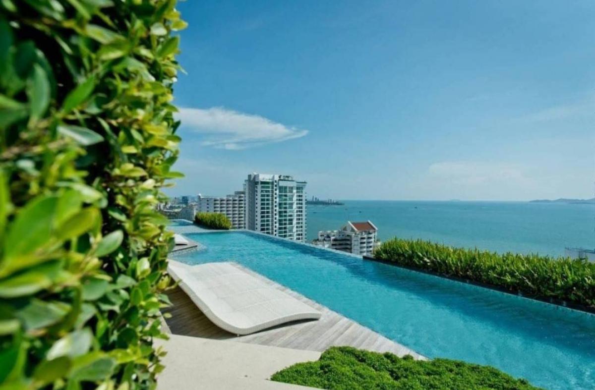 For SaleCondoPattaya, Bangsaen, Chonburi : SALE | BAN PLAIHAAD 9.9 MB | 2 BR | 67.5 Sqm | Ocean ViewPattaya •  Wongamat Beach.🔹 High Floor & Sea View 🔹