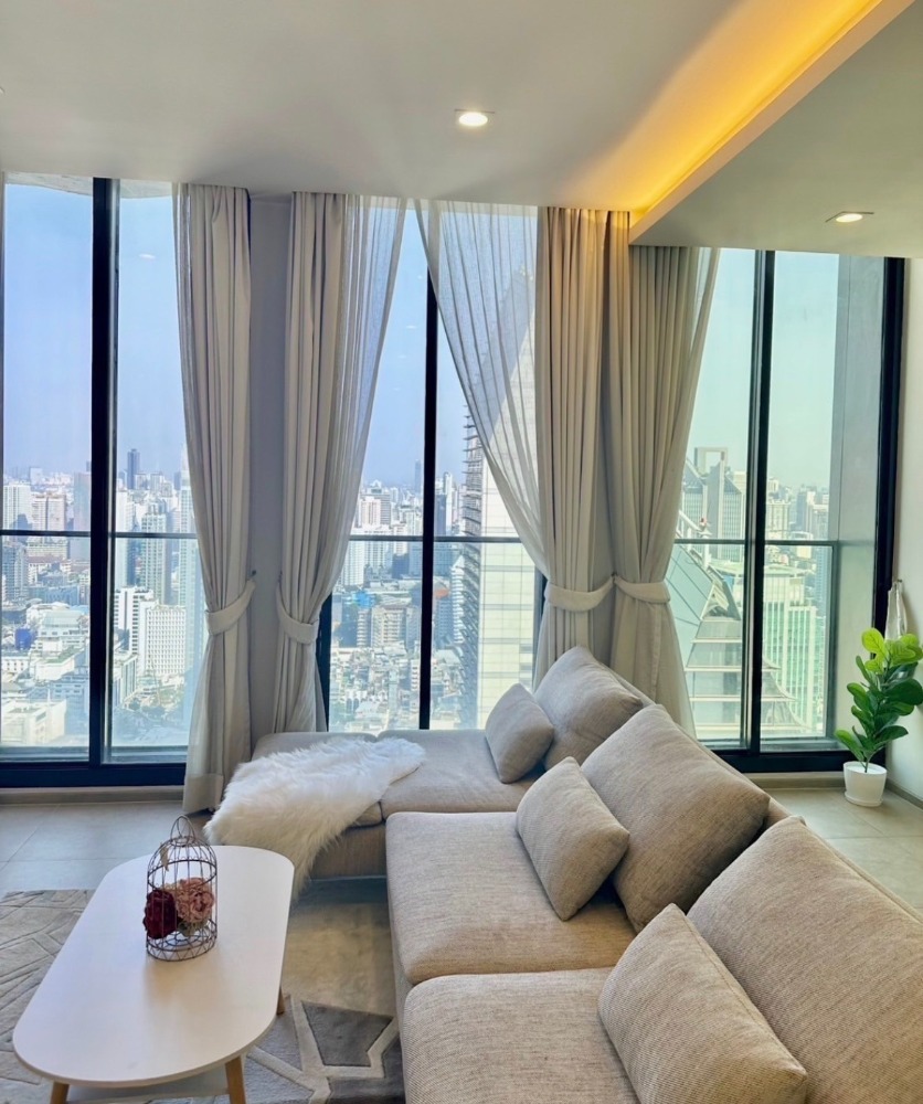 ให้เช่าคอนโดวิทยุ ชิดลม หลังสวน : Noble Pleonchit Luxury 1B 1B size 60, Fully furnished, Rent 59,000 THB/month