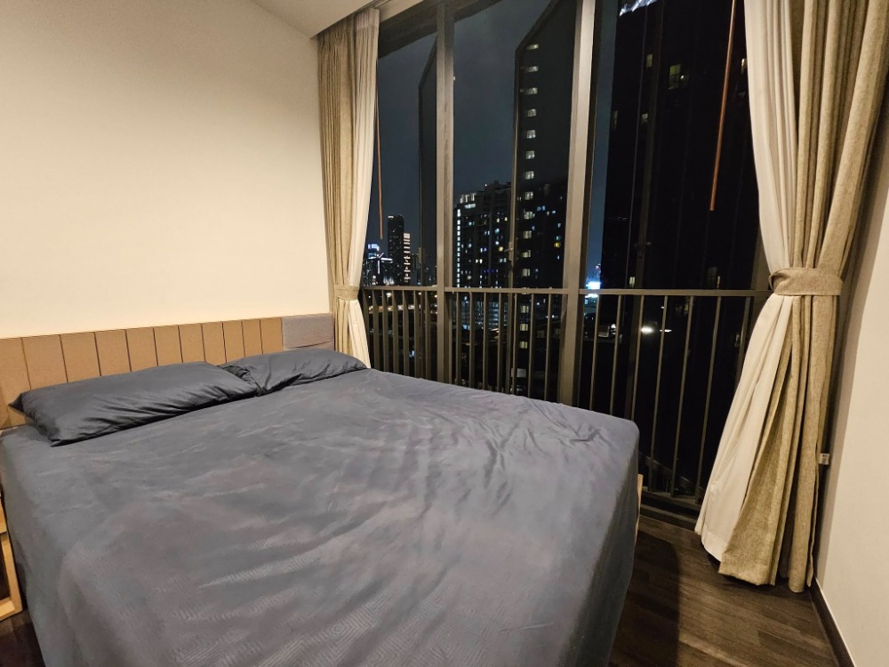 For RentCondoRama9, Petchburi, RCA : 🌺FOR RENT>> The Line Asoke - Ratchada>> Room size 29 sq m., 10th floor, near MRT Rama 9, with electrical appliances and parking #LV-MO1239