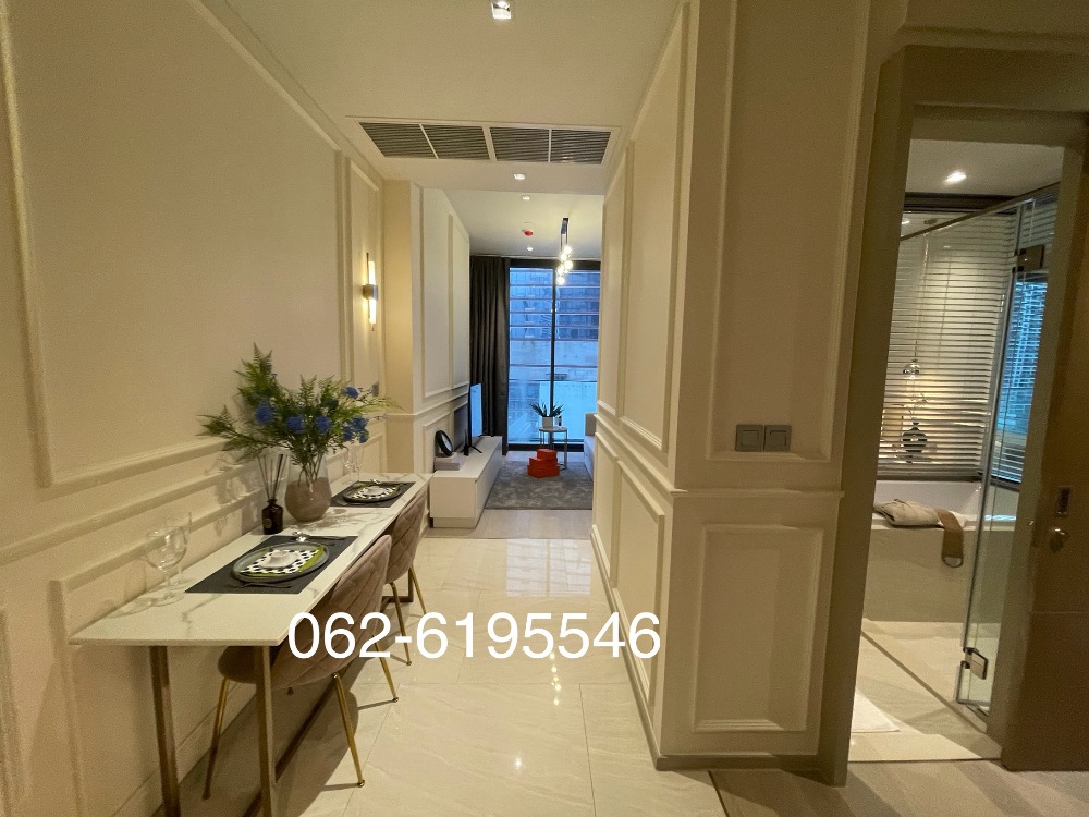 For SaleCondoSilom, Saladaeng, Bangrak : ▶️1B Large size: corner unit, beautiful room, fully furnished - fully furnished - good price