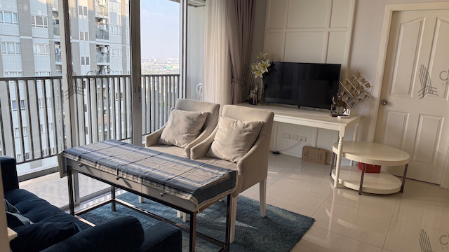 For SaleCondoRattanathibet, Sanambinna : Condo Manor Sanambinnam, beautiful room, Chao Phraya River view, near the Ministry of Commerce.