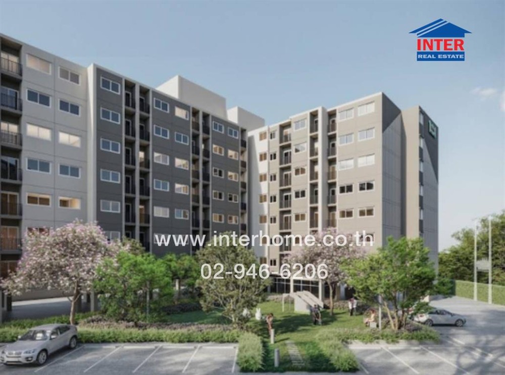 For SaleCondoPathum Thani,Rangsit, Thammasat : Condominium 38.67 sq.m. Sena Eco Town Rangsit Station, Bang Bua Thong-Bang Phun Road, Kamphaeng Phet 6 Road, Mueang Pathum Thani, Pathum Thani