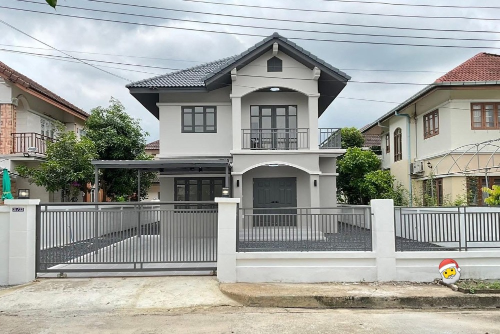 For SaleHouseMin Buri, Romklao : 🔥 Selling a single house at a special price, Nantalin Park Home Project, Phase 3, Khu-Khlong Sip Road, usable area 149 sq m., 3 bedrooms, 2 bathrooms ♥️3,390,000♥️ Free transfer