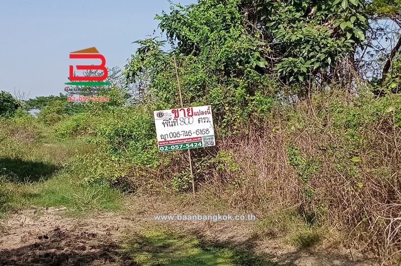 For SaleLandAyutthaya : Vacant land, Soi Ban Chitthamdi-Lat Bua Luang, area 2 rai, Asia Road, Phraya Ban Lue Subdistrict, Lat Bua Luang District, Phra Nakhon Si Ayutthaya Province