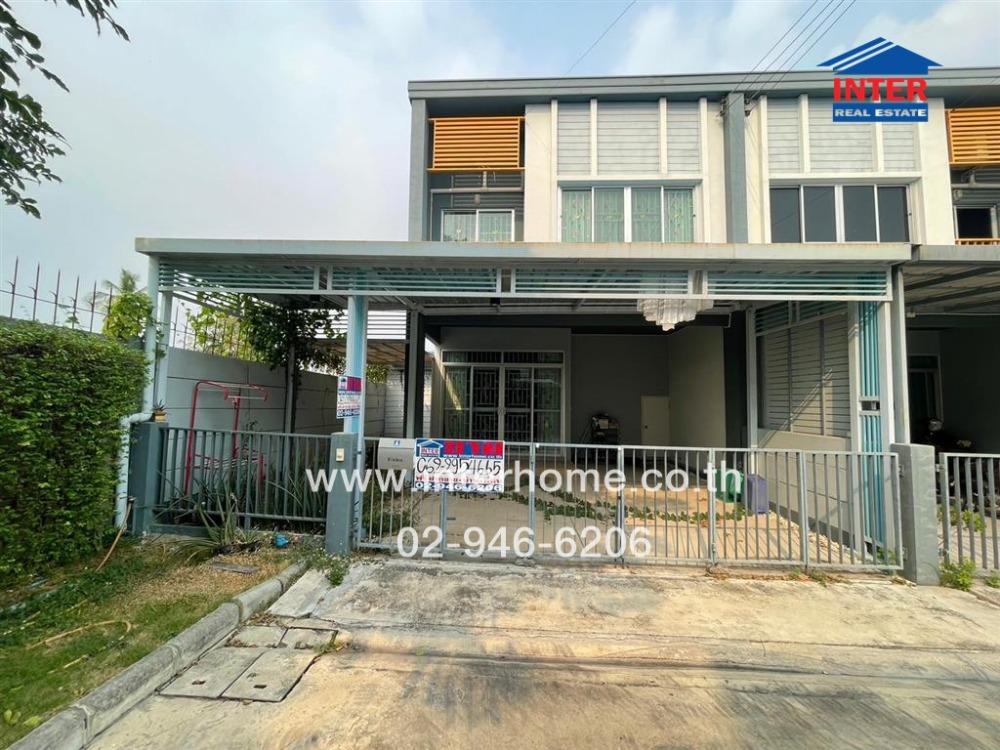 For SaleTownhouseRama5, Ratchapruek, Bangkruai : 2-storey townhouse, 25.7 sq.w., Lumpini Townville Village, Ratchaphruek-Pinklao, Bang Kruai-Chong Tanom Road, Ratchaphruek-Nakhon In Road, Bang Kruai, Nonthaburi