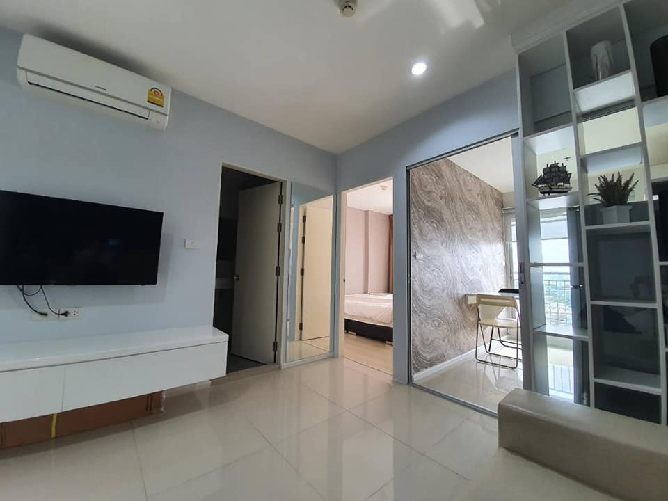 For SaleCondoOnnut, Udomsuk : 💥Condo for sale with tenants, high net worth 6.3%, good built-in furniture and complete electrical appliances. Open view, comfortable for the eyes 💥