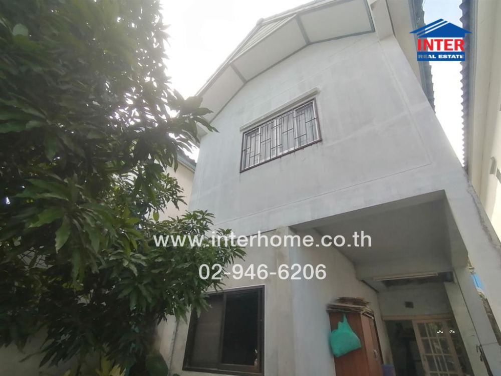 For SaleTownhouseMin Buri, Romklao : 2-storey detached house, 23 sq m., Amornthap Village, Soi Uwitthaya 18, Chueamsamphan Road, Uwitthaya Road, Nong Chok District, Bangkok