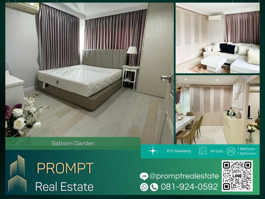 For RentCondoSathorn, Narathiwat : ST13132 - Sathorn Garden  - BTS Saladaeng / MRT Silom / MRT Lumpini