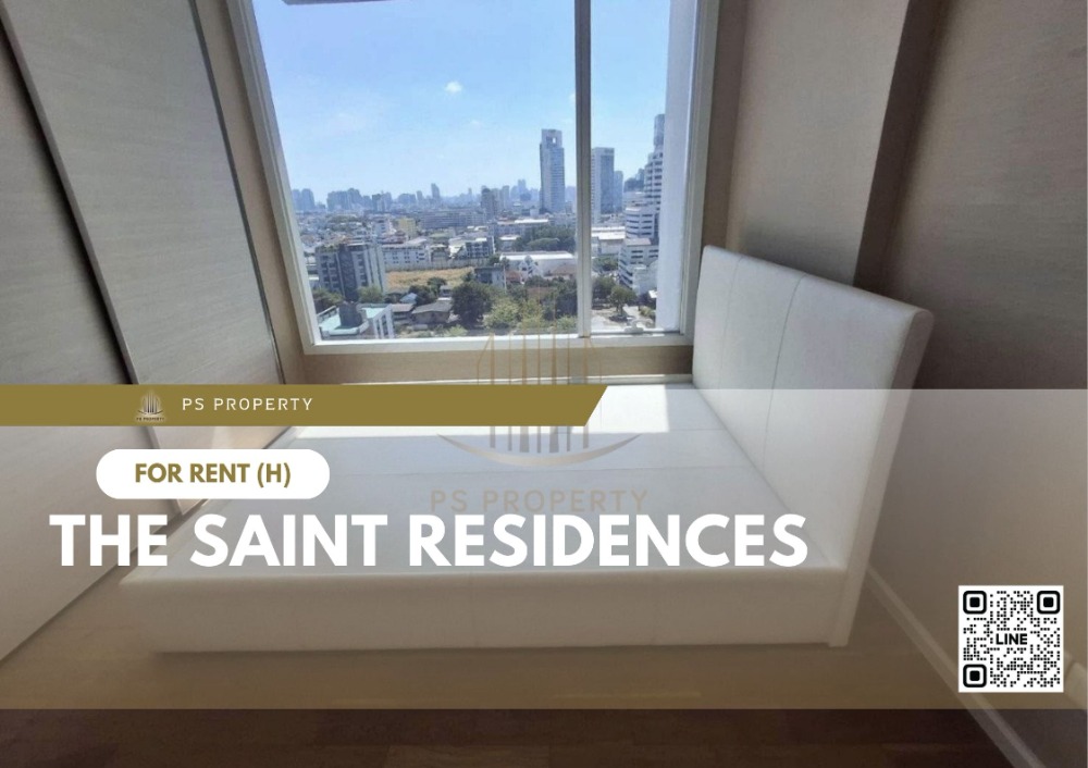 ให้เช่าคอนโดลาดพร้าว เซ็นทรัลลาดพร้าว : ให้เช่า 📍 The Saint Residences 📍 เฟอร์นิเจอร์ และ เครื่องใช้ไฟฟ้าครบ ใกล้ BTS ห้าแยกลาดพร้าว