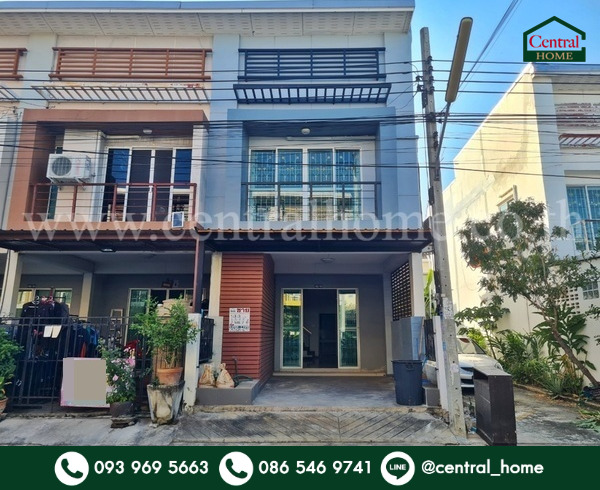 For SaleTownhomeNawamin, Ramindra : Townhouse RK Park 406 Ram Intra - Khubon, end unit