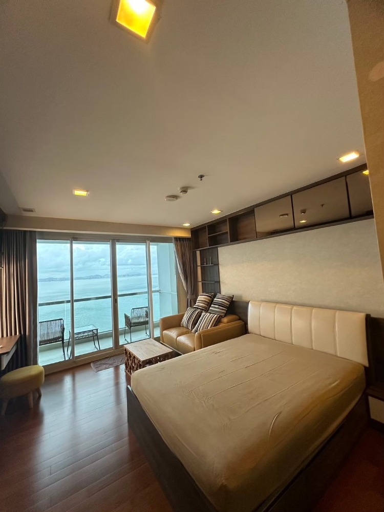 ขายคอนโดพัทยา บางแสน ชลบุรี สัตหีบ : For sale condo The Palm wongamat beach front tower B sea view (S03-1952)